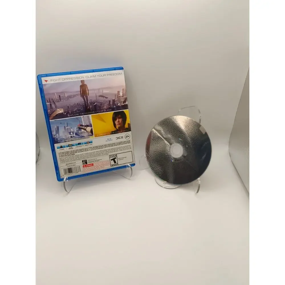 Mirrors Edge Catalyst PS4 Disc and case DICE Parkour Tested